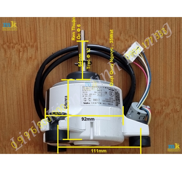 ( SP1809 ) Quạt Điều Hòa B-FN35C-ZL Công Suất 35W